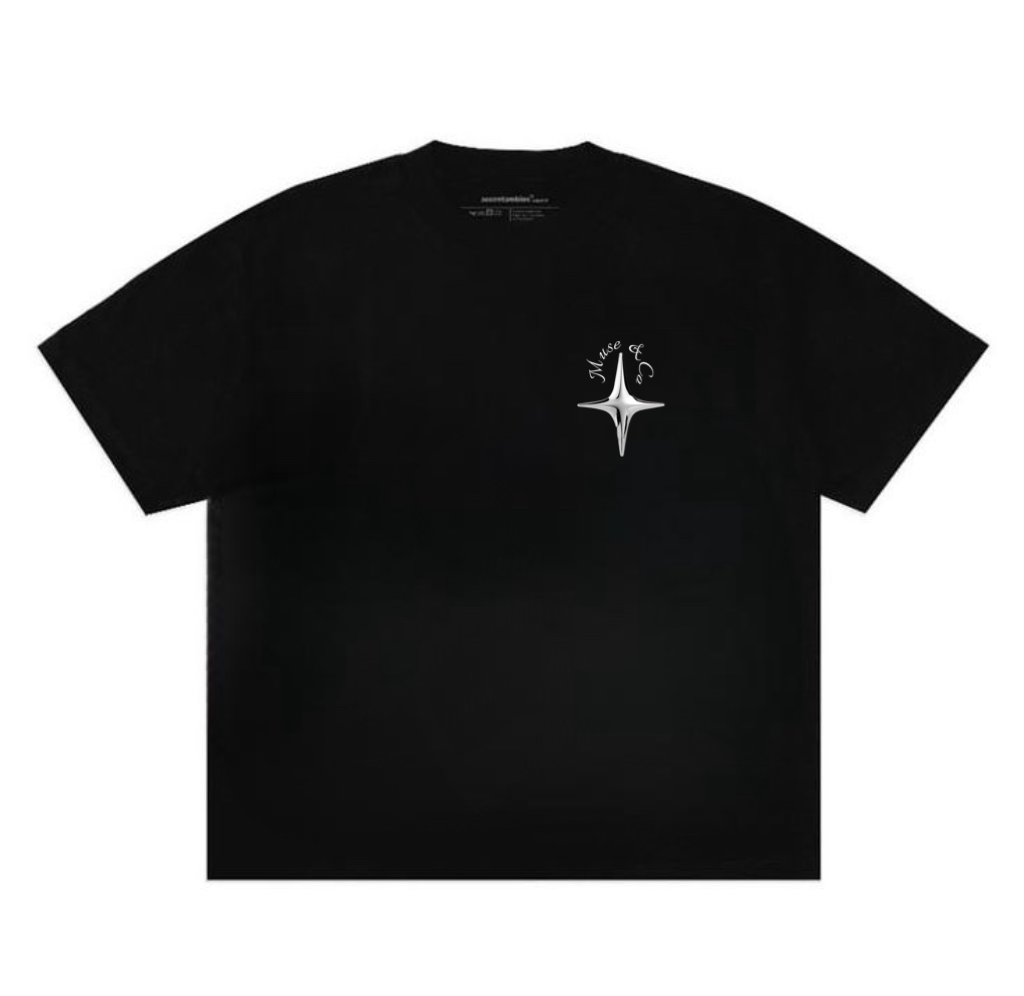 Star black tee
