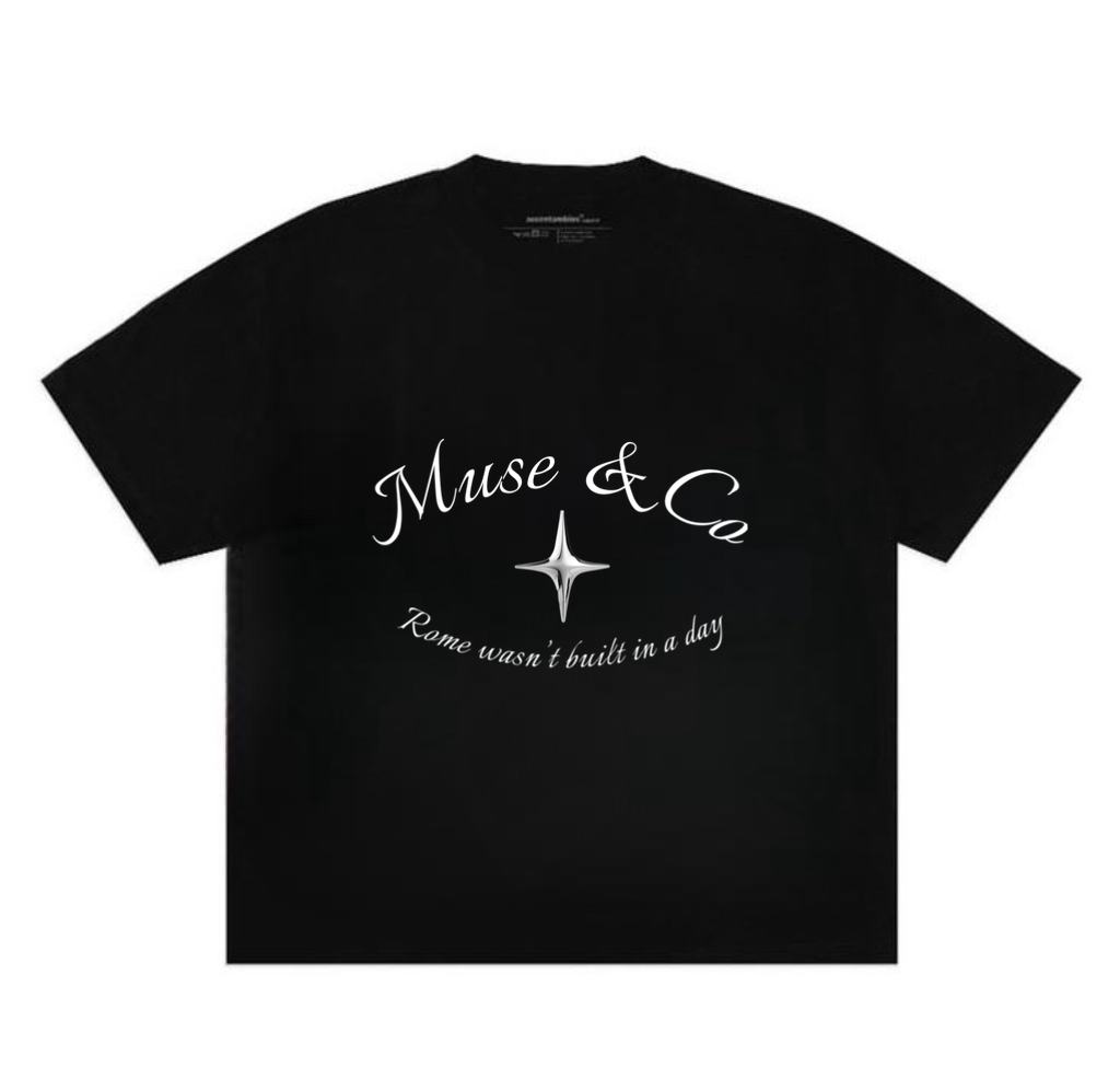 Rome Black tee