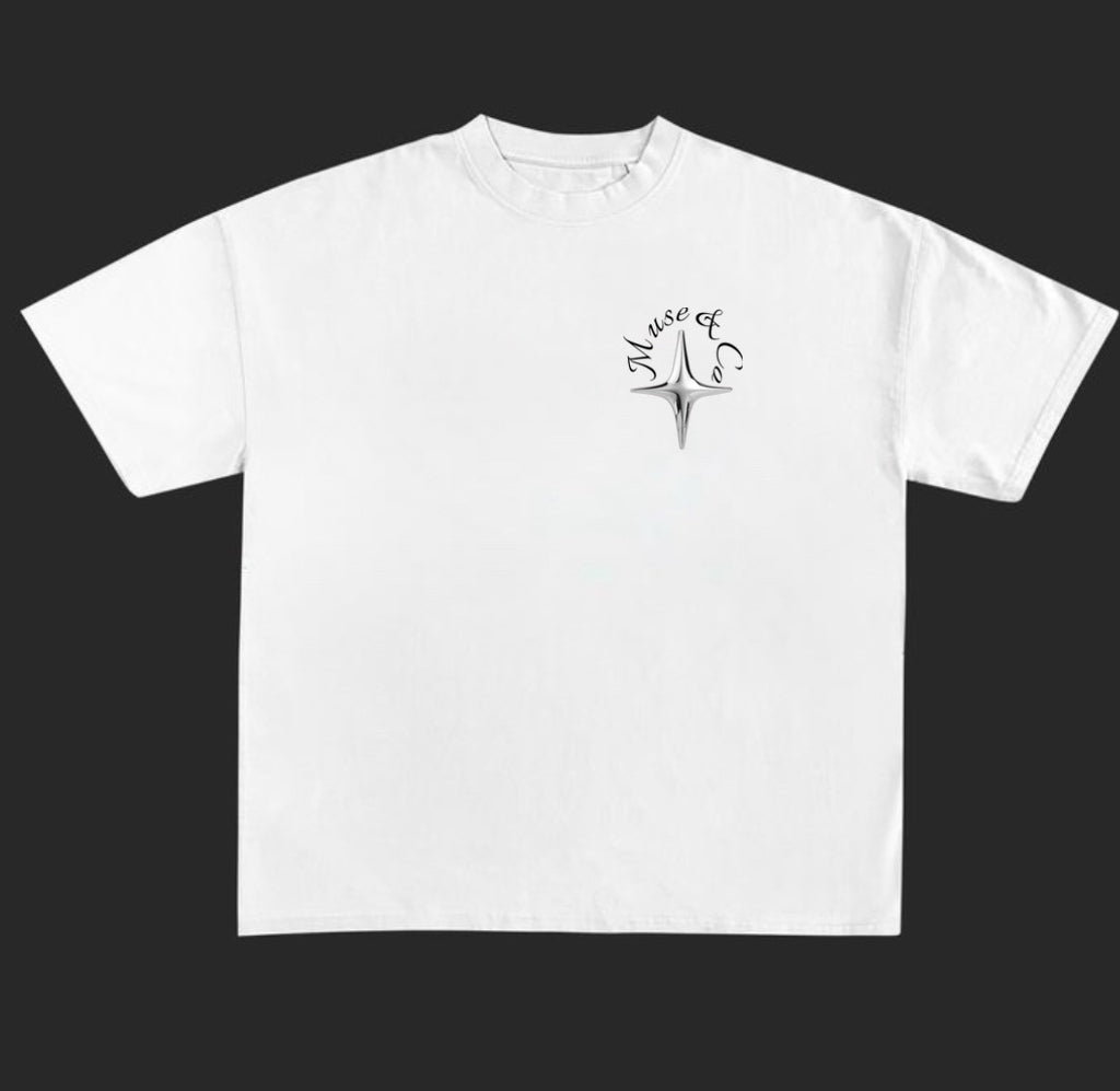 Star white tee