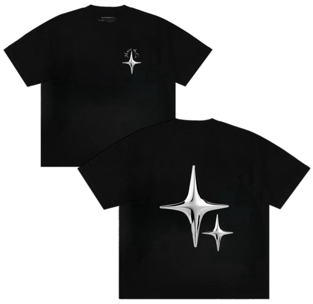 Star black tee