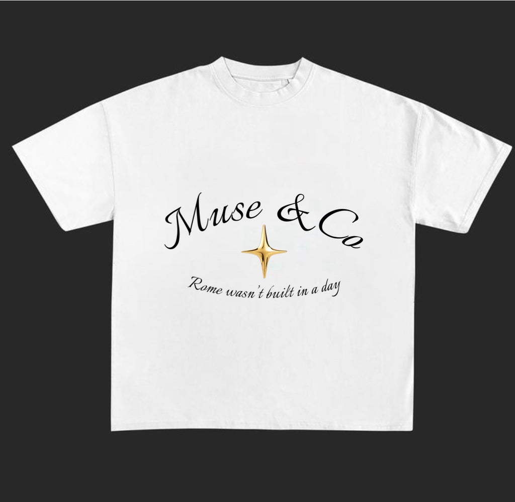 White Rome Tee